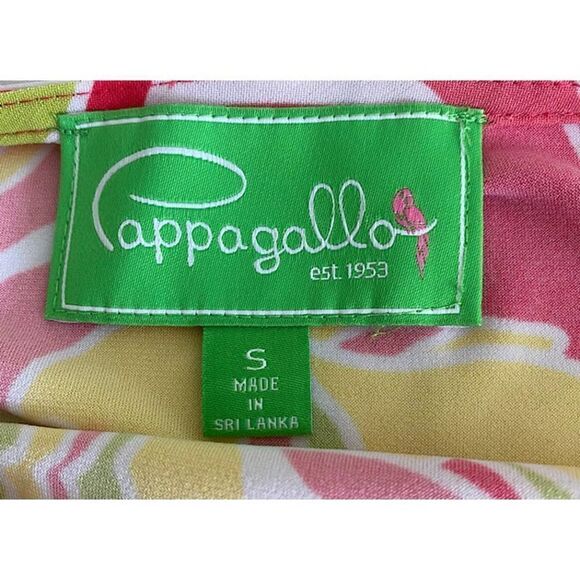 Cappagallo Ladies Tropical Floral Shift Dress w/Necklace Sz S EUC‎ - Picture 7 of 8